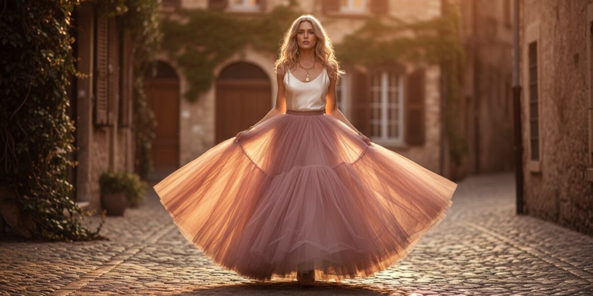 Tiulowa spódnica – kompletny przewodnik po stylizacjach i zasadach pielęgnacji