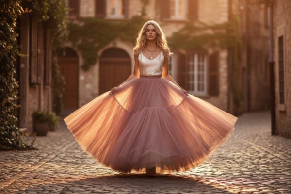 Tiulowa spódnica – kompletny przewodnik po stylizacjach i zasadach pielęgnacji